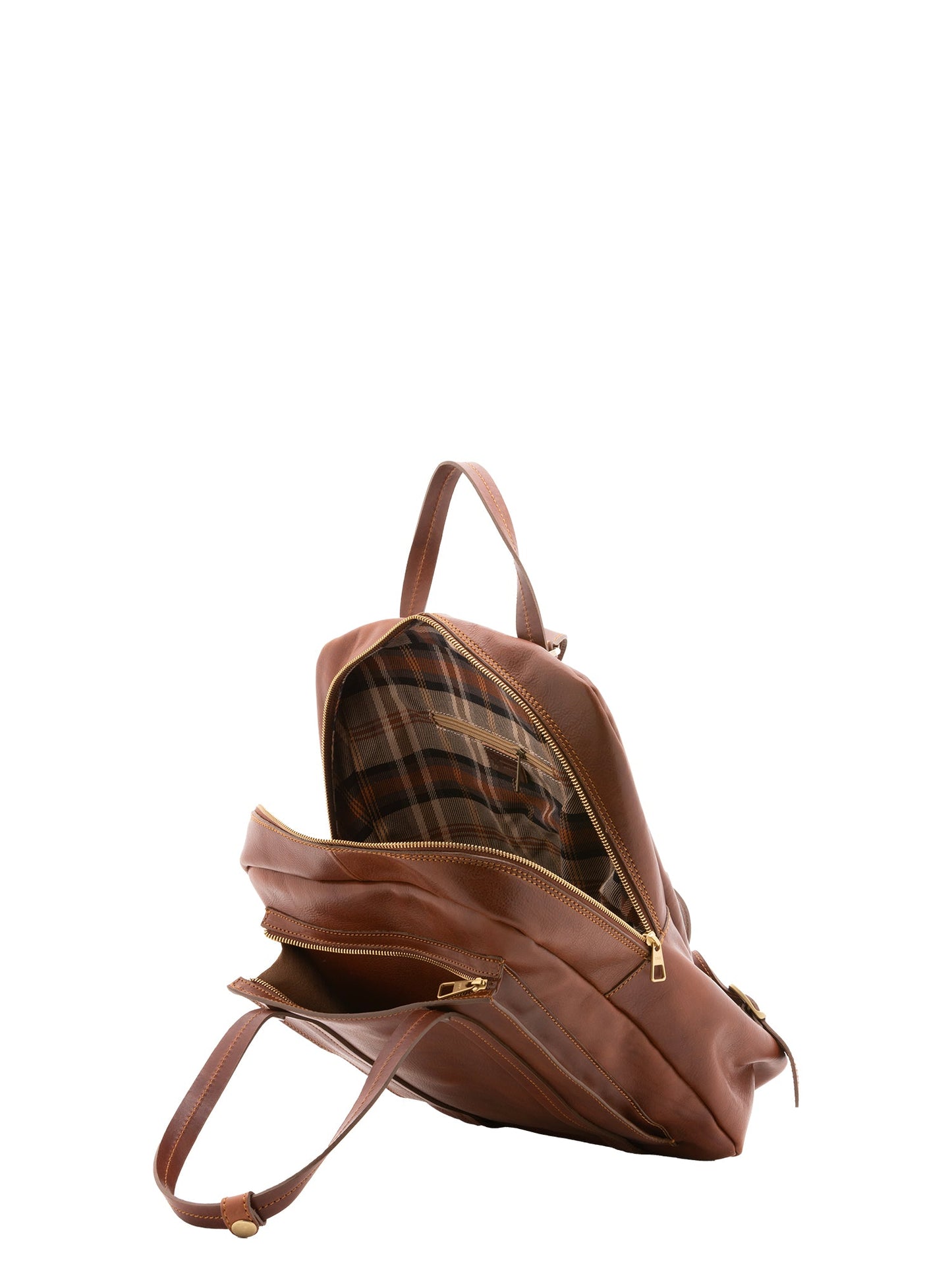 Zaino unisex In Vera pelle Made in Italy 43x33x11 cm