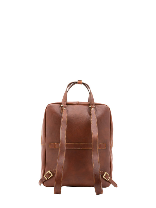 Zaino unisex In Vera pelle Made in Italy 43x33x11 cm